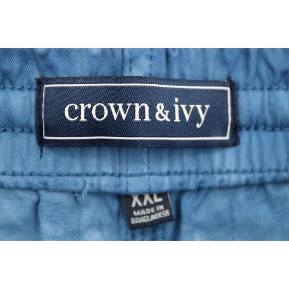 CROWN & IVY MOTION FLEX XXL 6" INSEAM HARBOR NAVY NWT - Picture 8 of 8